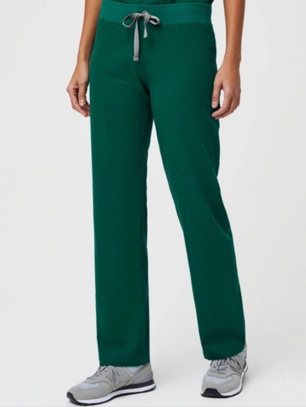 FIGS Livingston - Basic Scrub Pants - S - Petite / Hunter Green